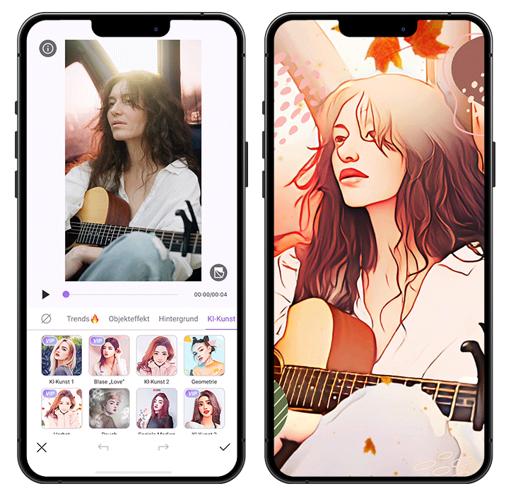 Vivid Glam — Stilübertragung für Bilder und Videos